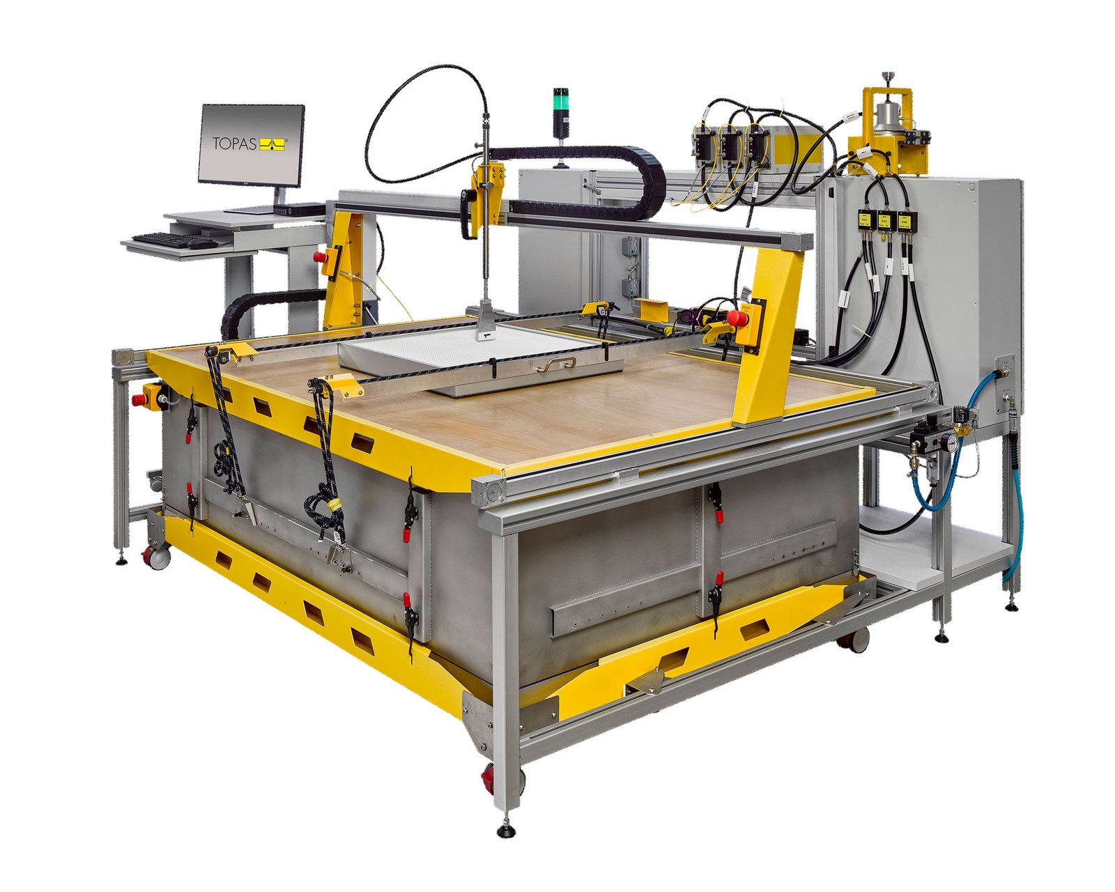 AFS 152/A Automated HEPA/ULPA Filter Scanning System workflow diagram